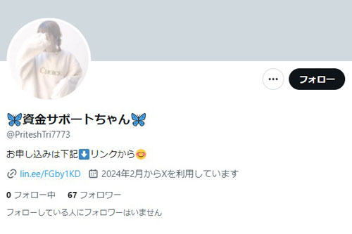 資金サポートちゃんの個人間融資サービスをわかりやすく説明する図